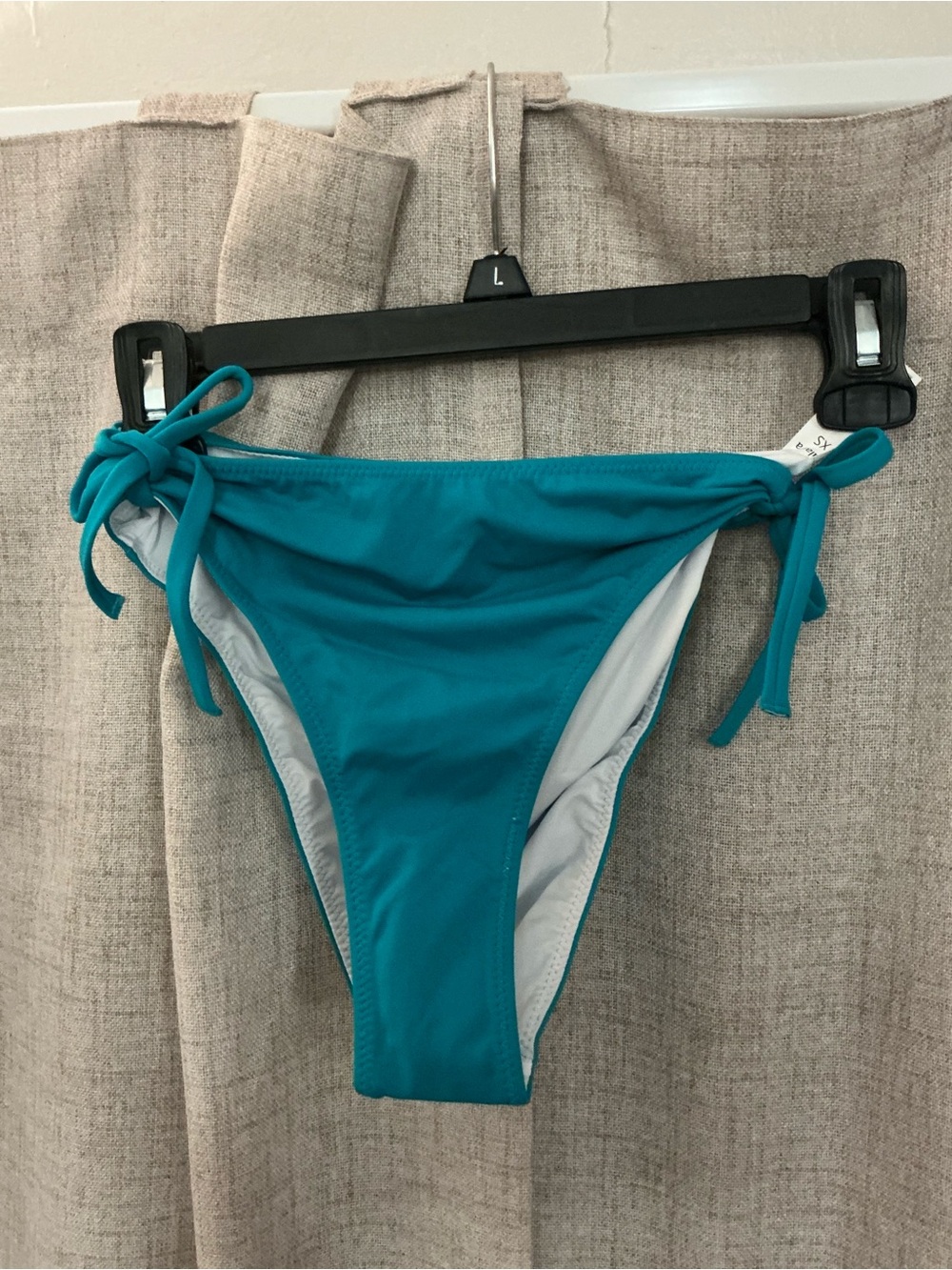 HALARA Teal Side-Tie Bikini Bottom